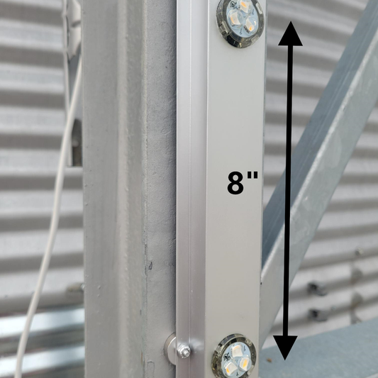 5 Light Track of Indicator Lights - Magnet Mounted